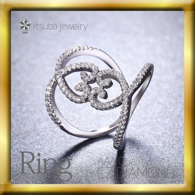 【itsubajewelry】R-054 リング 指輪 レディース プラチナ / プレゼント ギフト