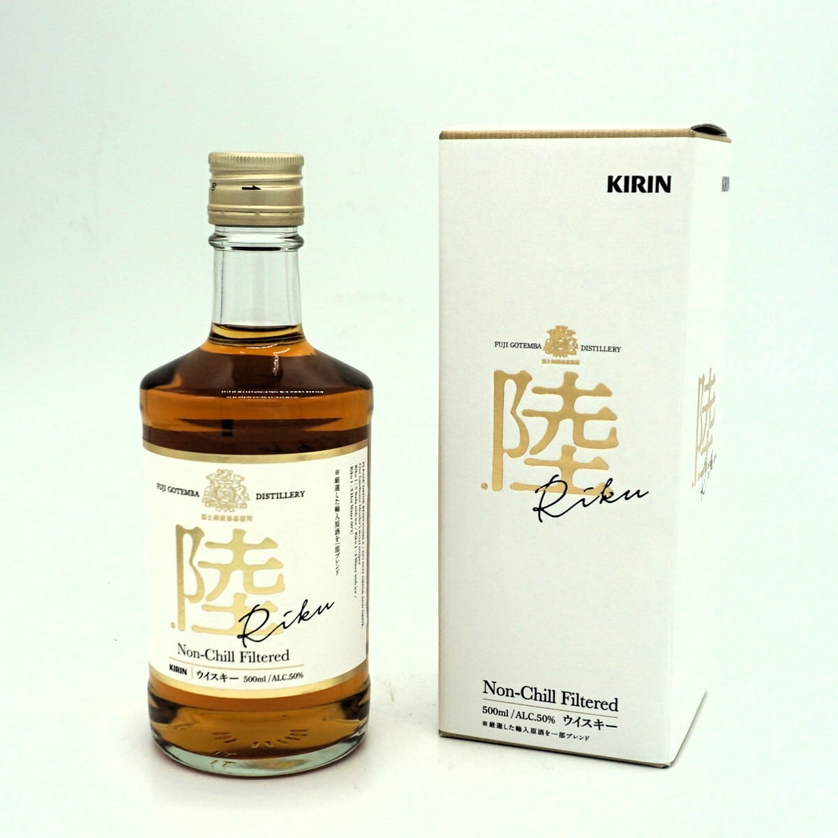 ウイスキー KIRIN 陸 Riku 500ml （グレーンウイスキー）専用カートン