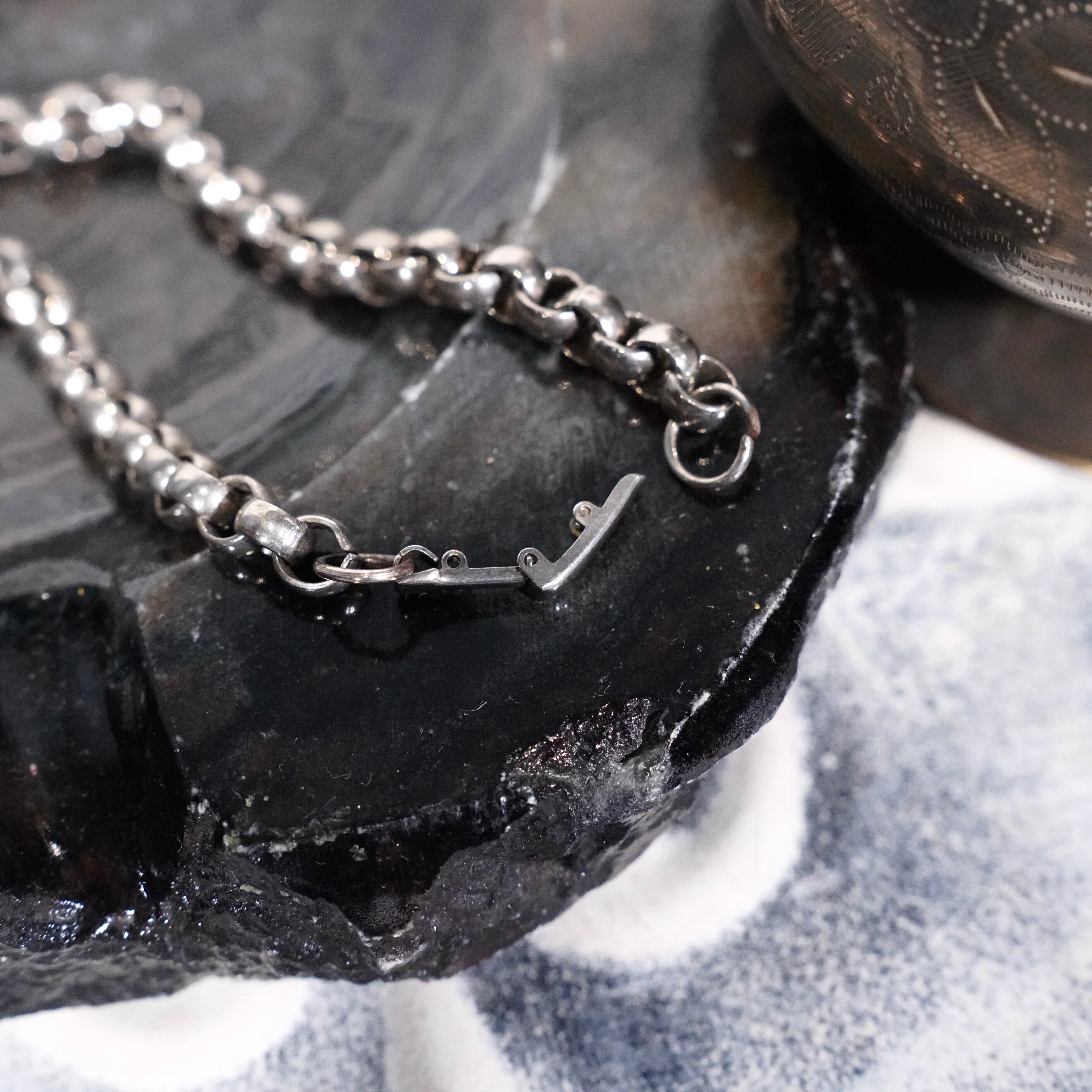 USA VINTAGE WIDE CHAIN DESIGN BRACELET/アメリカ古着ワイドチェーン