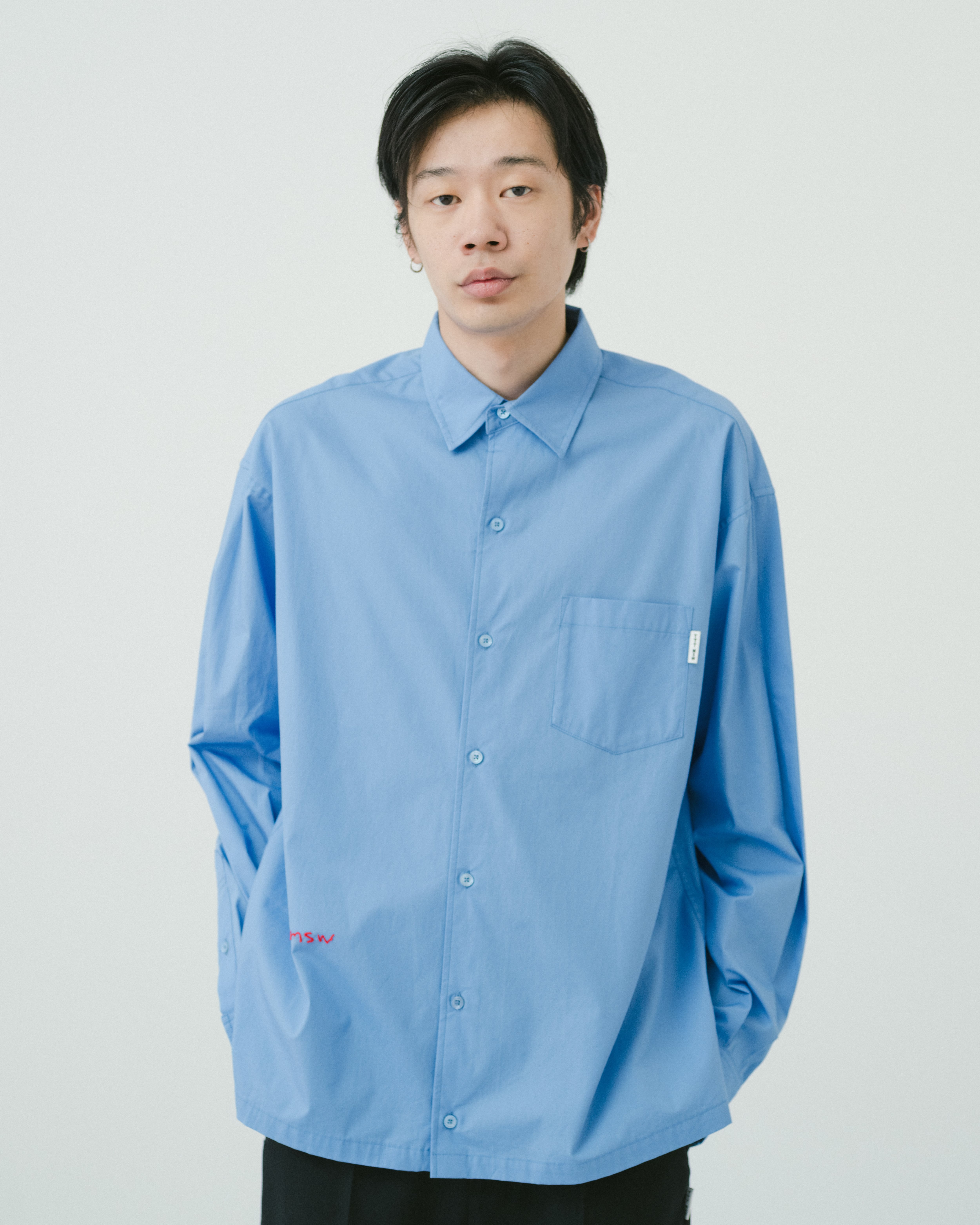 Regular collar shirt（BLUE） | TTTMSW