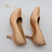 社交ダンス 衣装 スタンダード シューズ 5 1/2サイズ ピンク系 オレンジ系 SUPADANCE 靴 くつ ヒール レディース 無地 シンプル 光沢 上品 イングランド製 ダンス衣装 練習 レッスン イベント ステージ かわいい 明るい 華やか パーティー