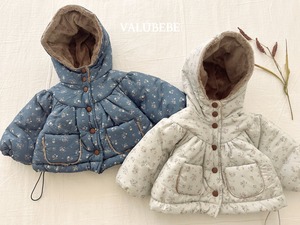 【予約/特典】valu bebe / Blanc Shirred Hooded Jumper
