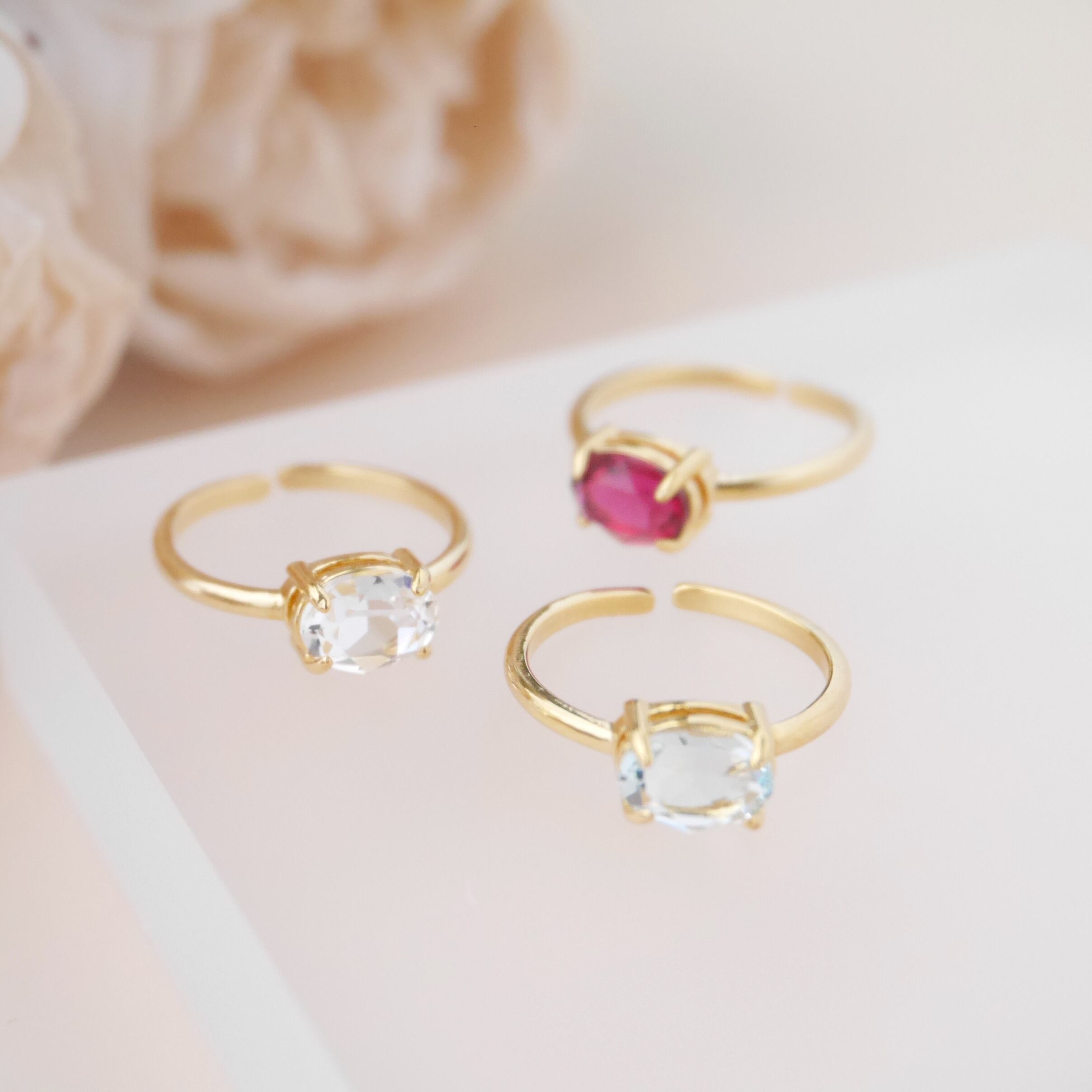 アンフォイル8×6オーバルリング