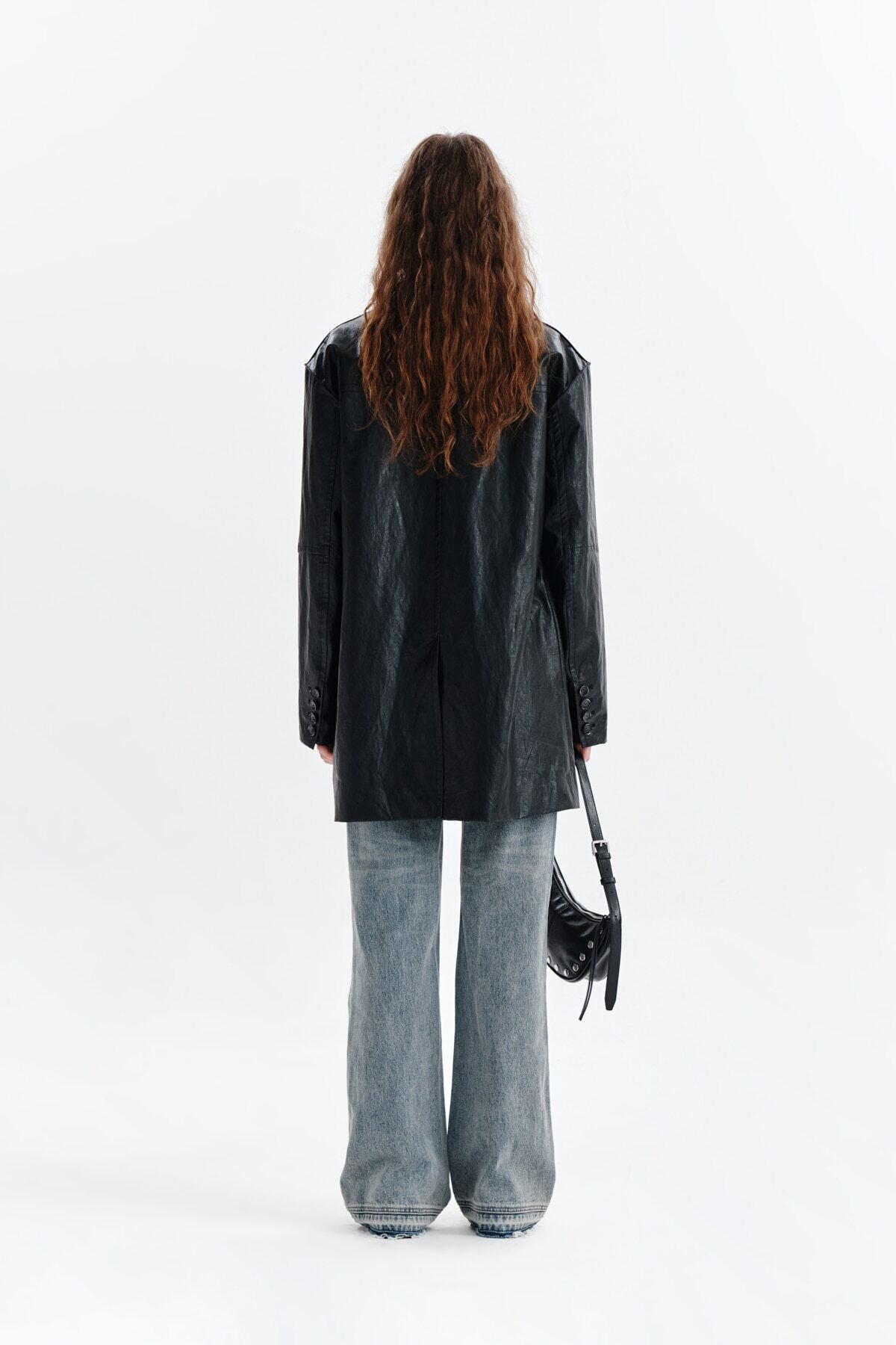 Matin Kim アウター　BLACK Matin Kim] ROUGH DETAIL SINGLE JACKET FOR MEN IN BLACK 正規品 韓国