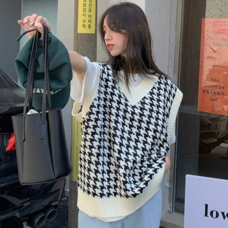 ジャカードVネックセーター トップス サマールーズニットレディース 夏物 YY-ファッション43011105709