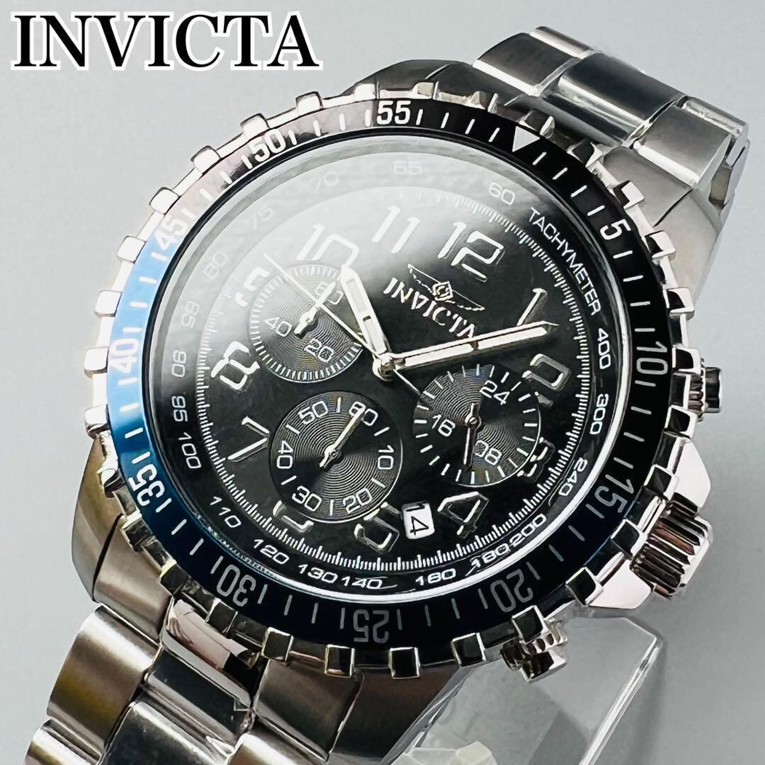インビクタ 腕時計 メンズ スペシャリティ ブラック ブルー 新品