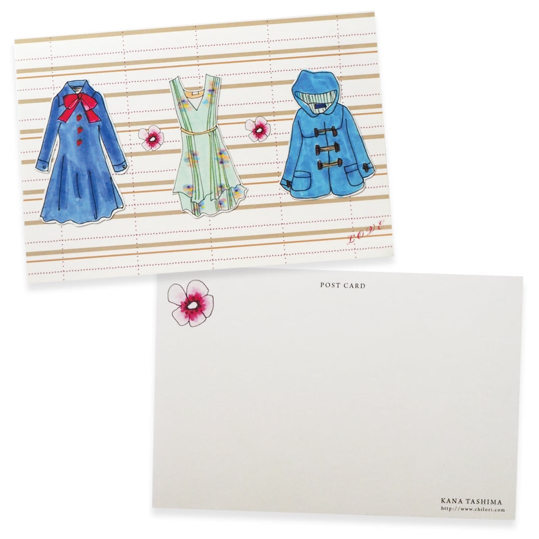 ポストカード　手描きイラスト　オリジナル 手描きイラスト オリジナル【複製】ポストカード/イラスト集｜単品注文