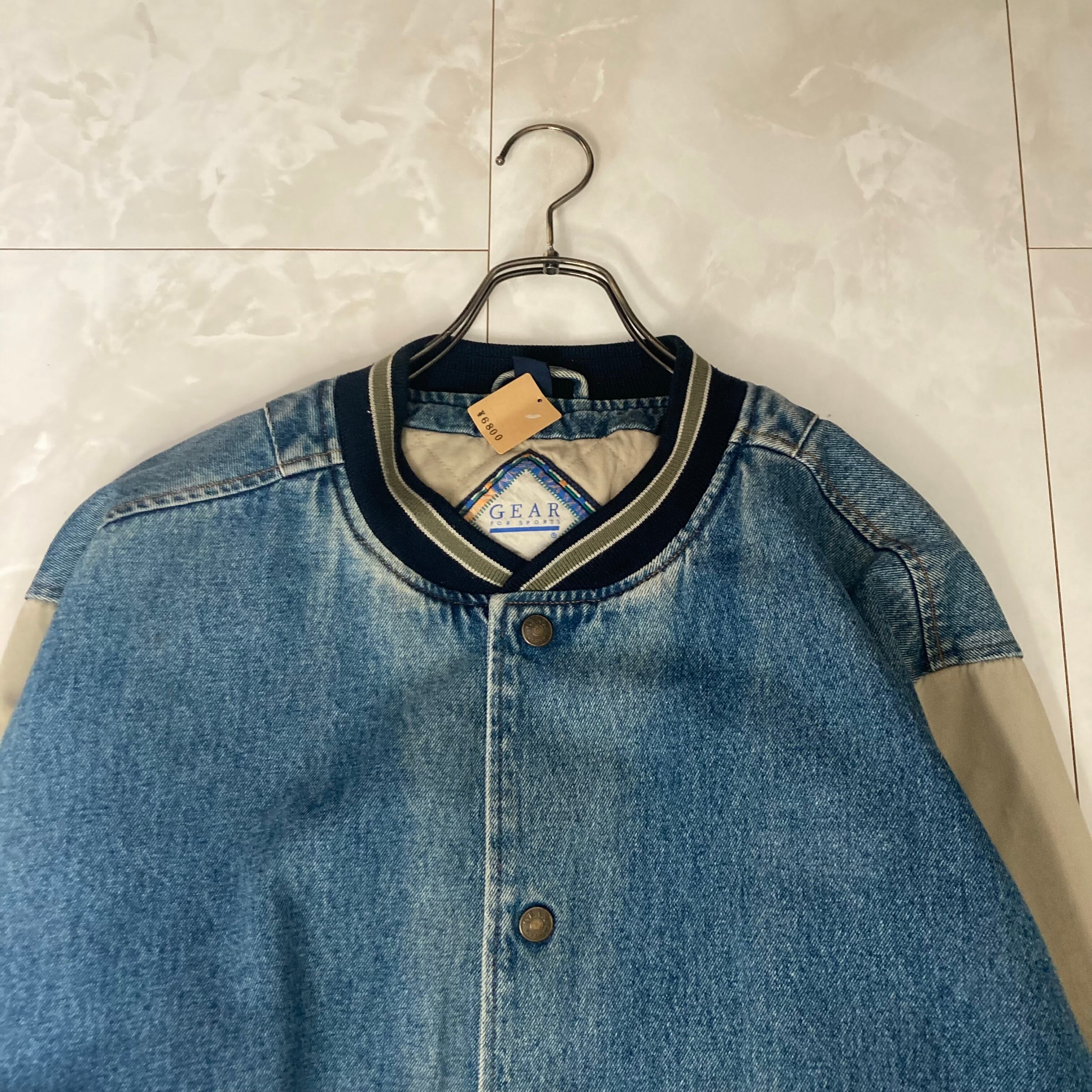 GEAR デニムスタジャン L 革パッチ | 古着屋OLDGREEN