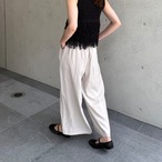 麻混イージーパンツ［50015］