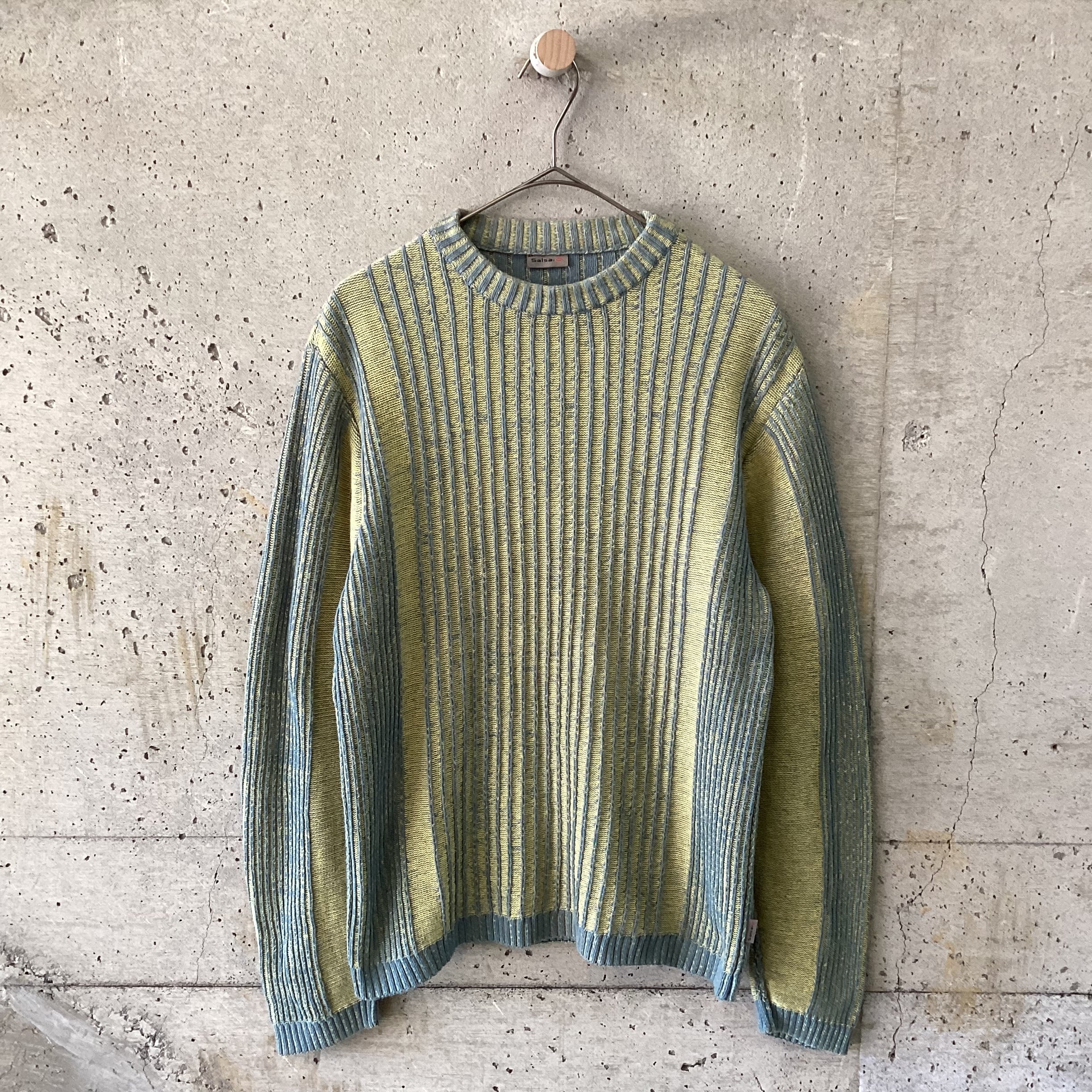 Striped cotton knit