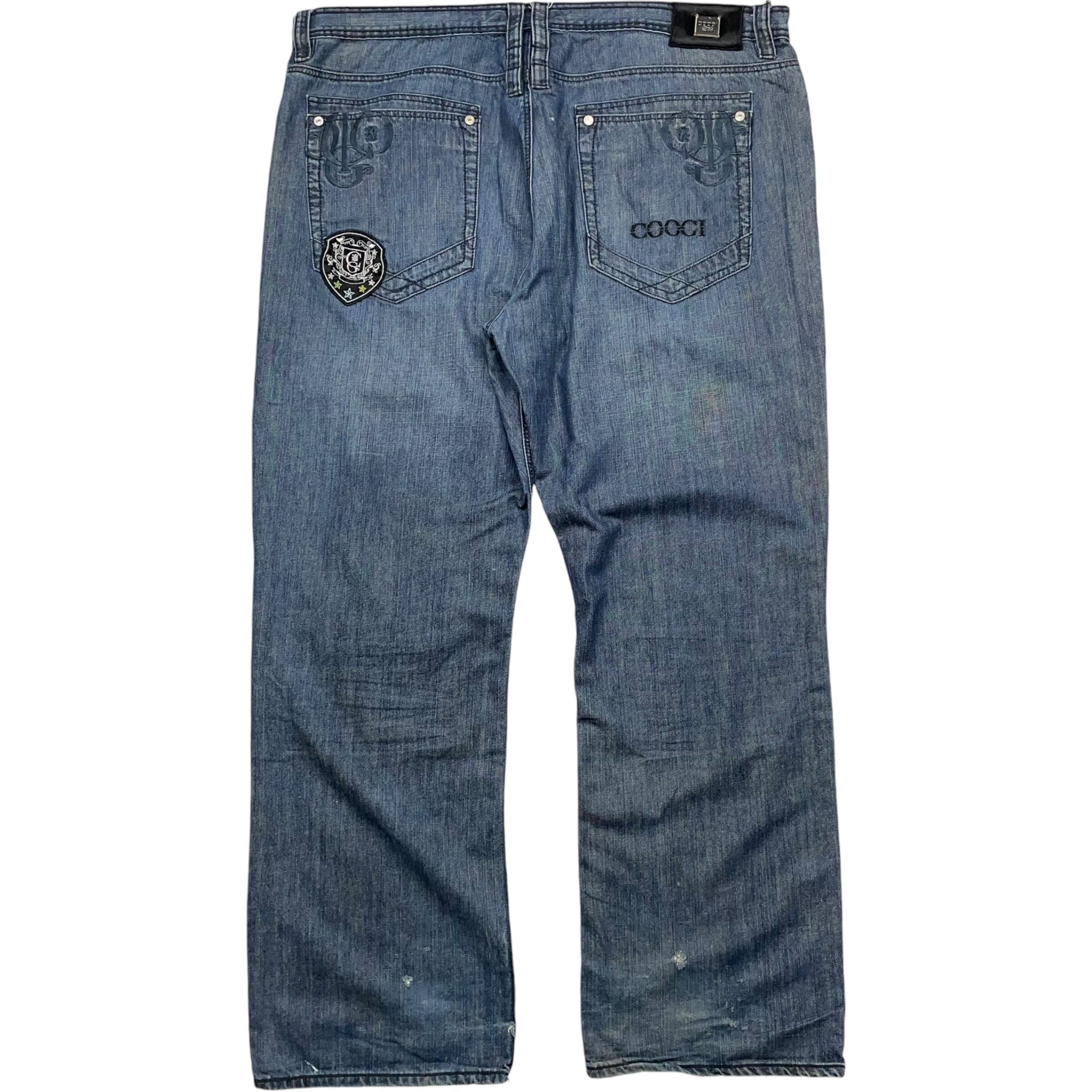 《実寸W46 L36》COOGI クージー デニムパンツ ワイドデニム バギーパンツ no.4701