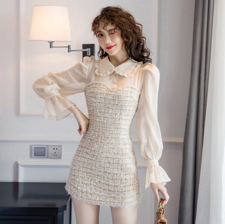 ワンピース セットアップ ミニスカート フレアスカート フレア