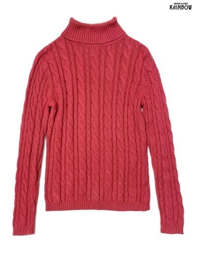 90年代 アイルランド製 arancrafts フルジップニットカーディガン