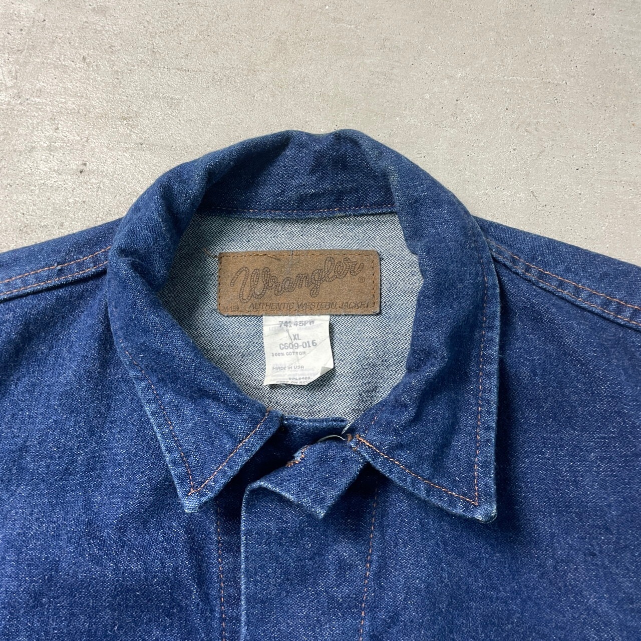 90年代 USA製 Wrangler ラングラー デニムジャケット COWBOY CUT 