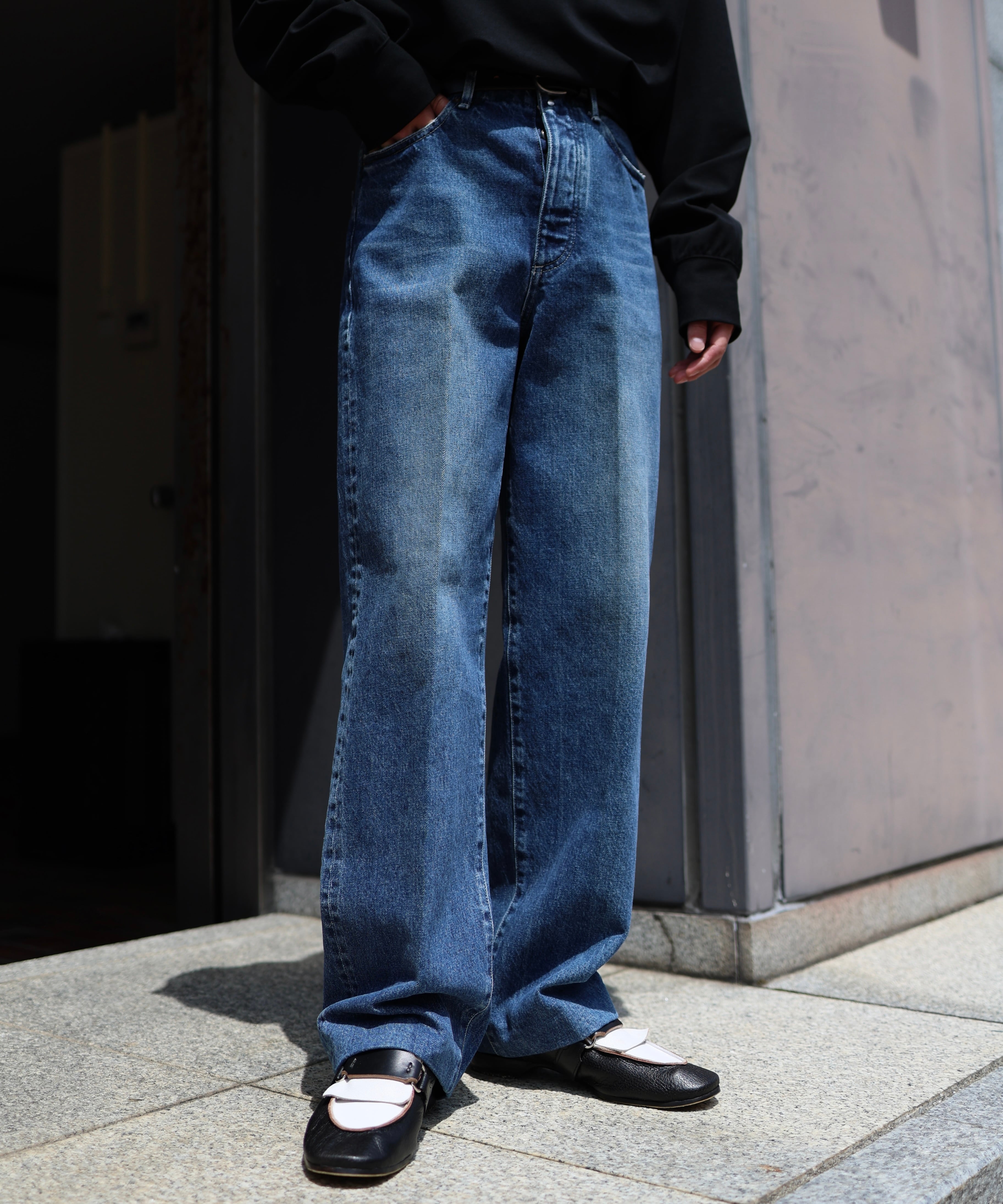 TANAKA / ST-2 THE JEAN TROUSERS (VINTAGE BLUE) | AfterSchool