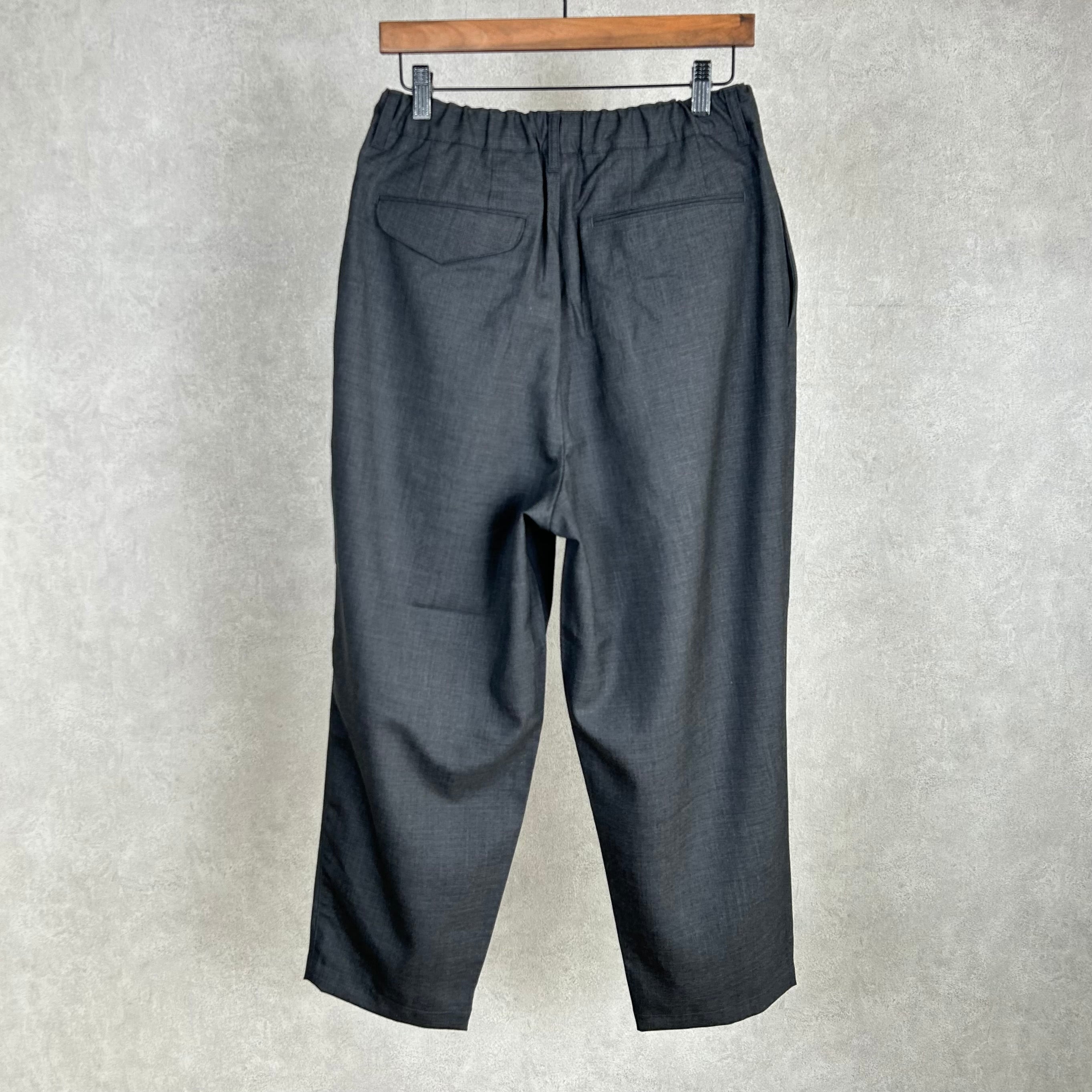 26SS》【STILL BY HAND】SUMMER WOOL WIDE PANTS スティルバイハンド