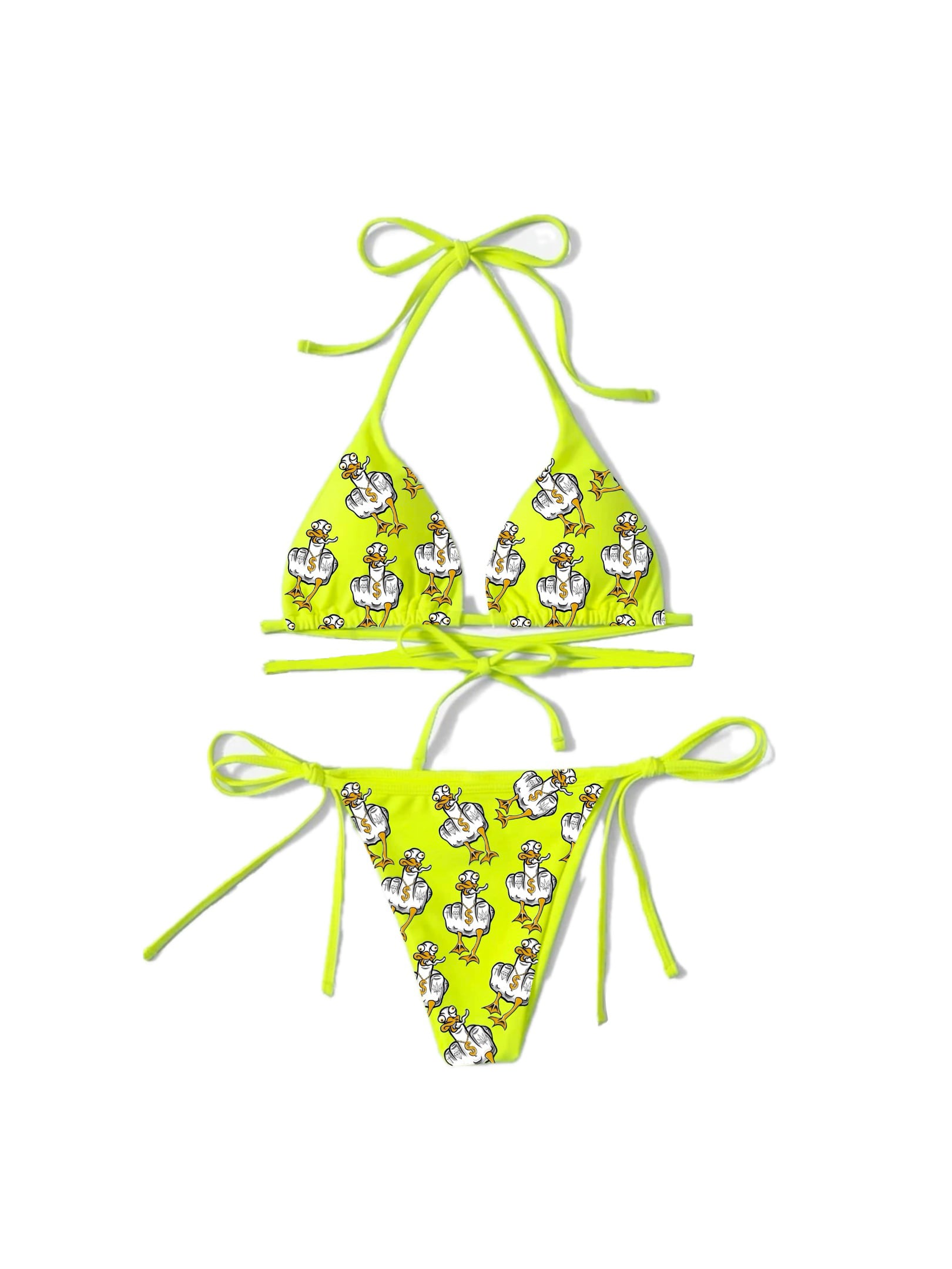 9006 Edikted bikini yellow 黄色ビキニ