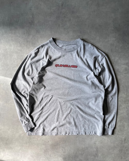 90s~ QUIKSILVER L/S Print Tee