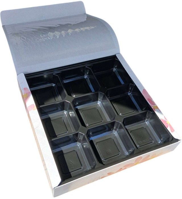 紙BOX花流多80-80 C-8黒ｾｯﾄ／バラ（入数50）