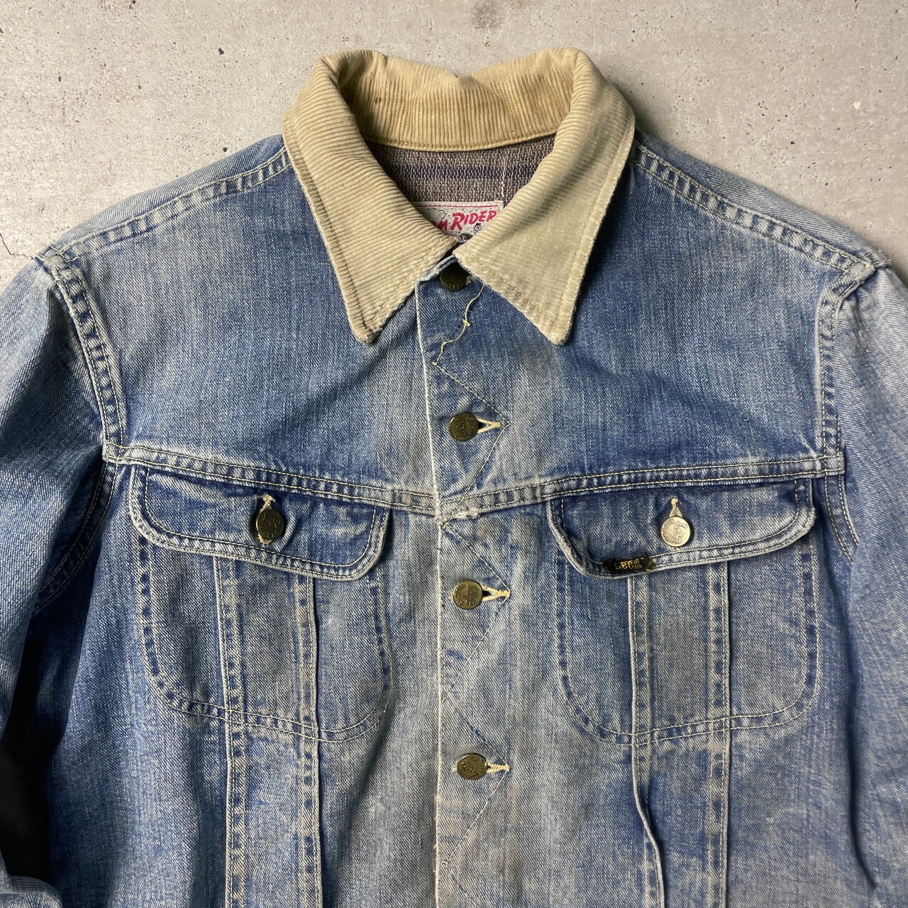 70年代 Lee STORM RIDER リー 101-LJ デニムジャケット 38 REGULAR 