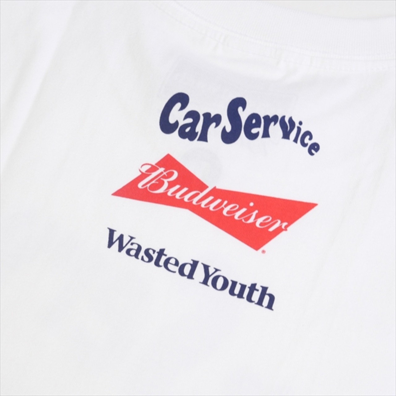 Size【M】 Wasted youth ウェイステッドユース ×CarService Budweiser 