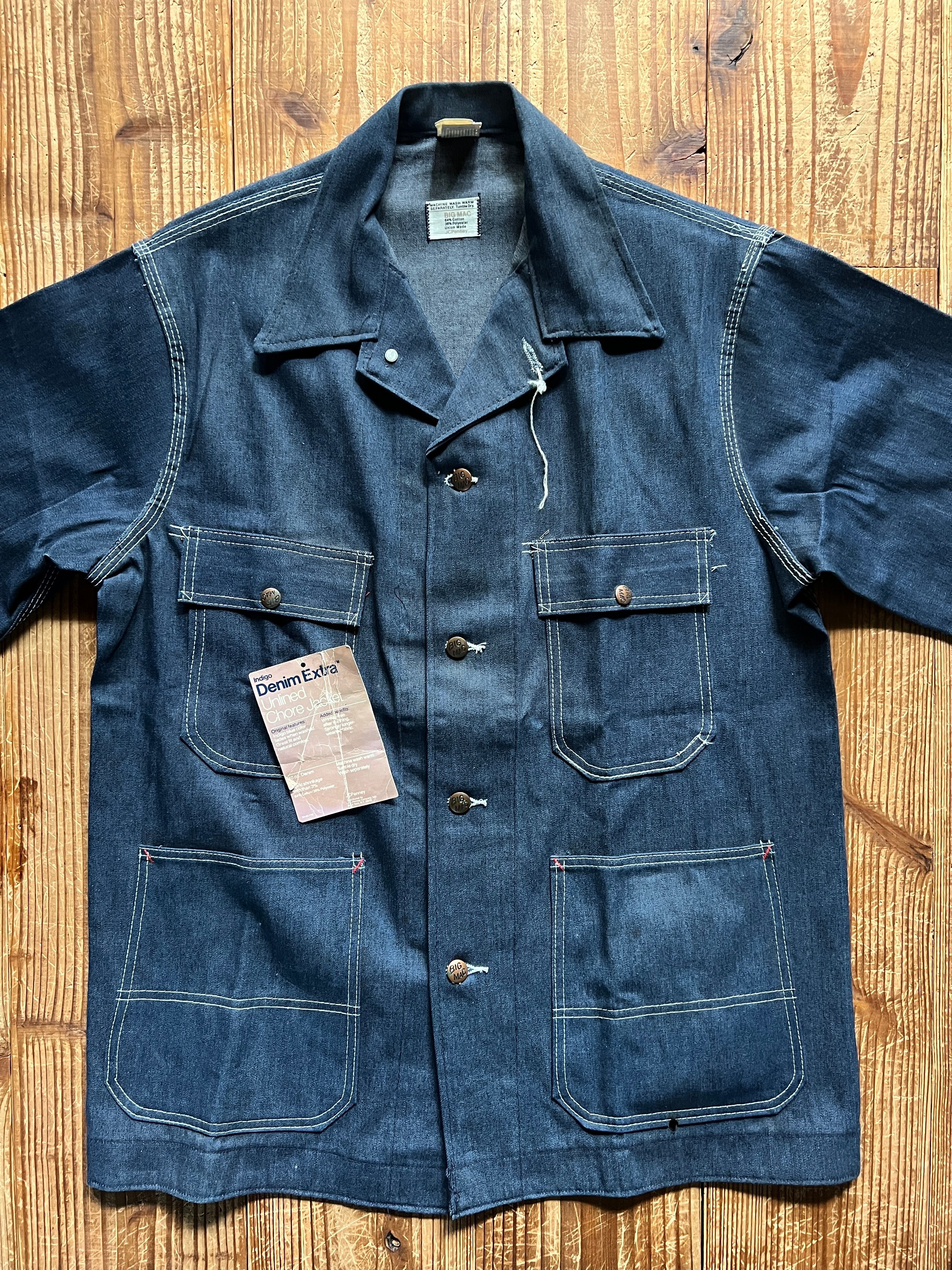 70's BIG MAC デニムカバーオール 表記(40) DEADSTOCK