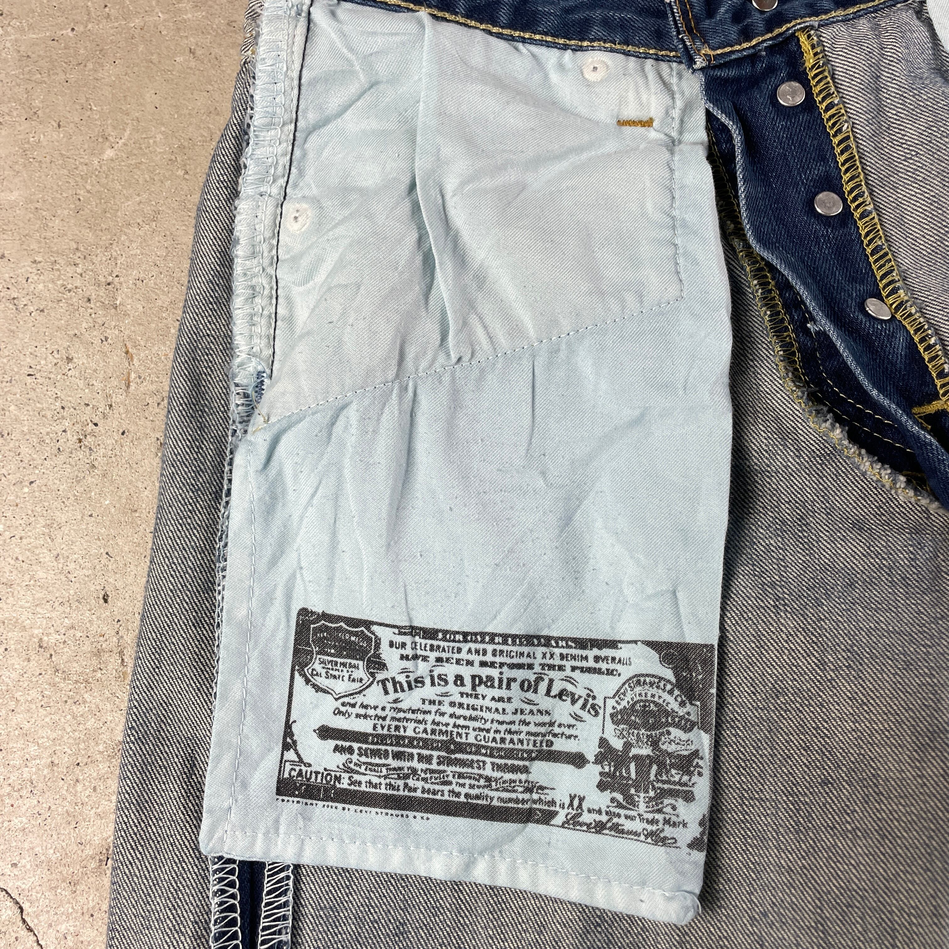 ユーロリーバイス501XX トルコ製　牛革パッチ　W40 3/3 トルコ製 Levi's リーバイス 501 ストレート デニムパンツ ジーンズ