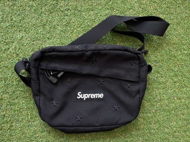 Supreme STARS SHOULDER BAG BLACK 247916