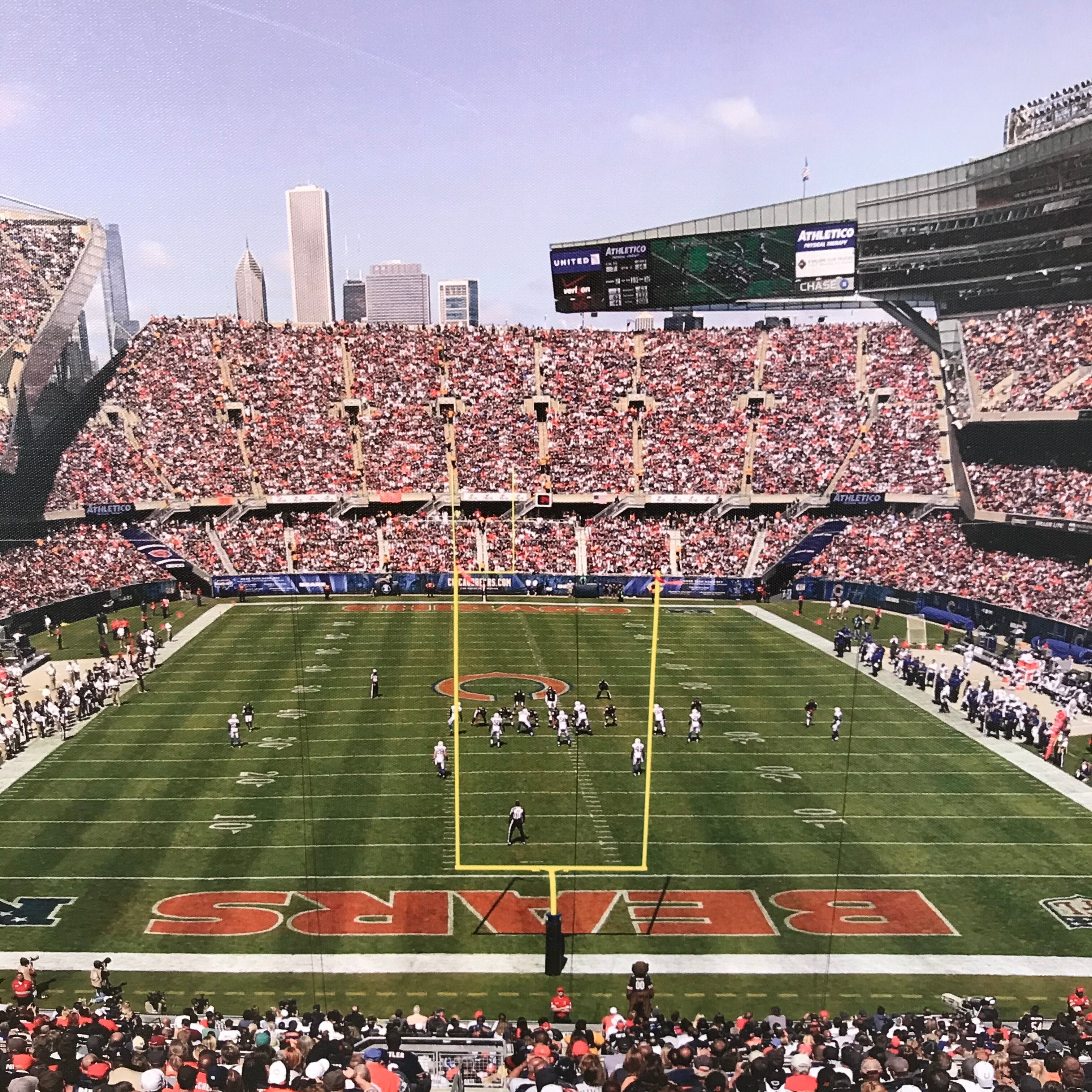 アメリカ購入 『NFL シカゴベアーズ』巨大ウォールアートフレーム