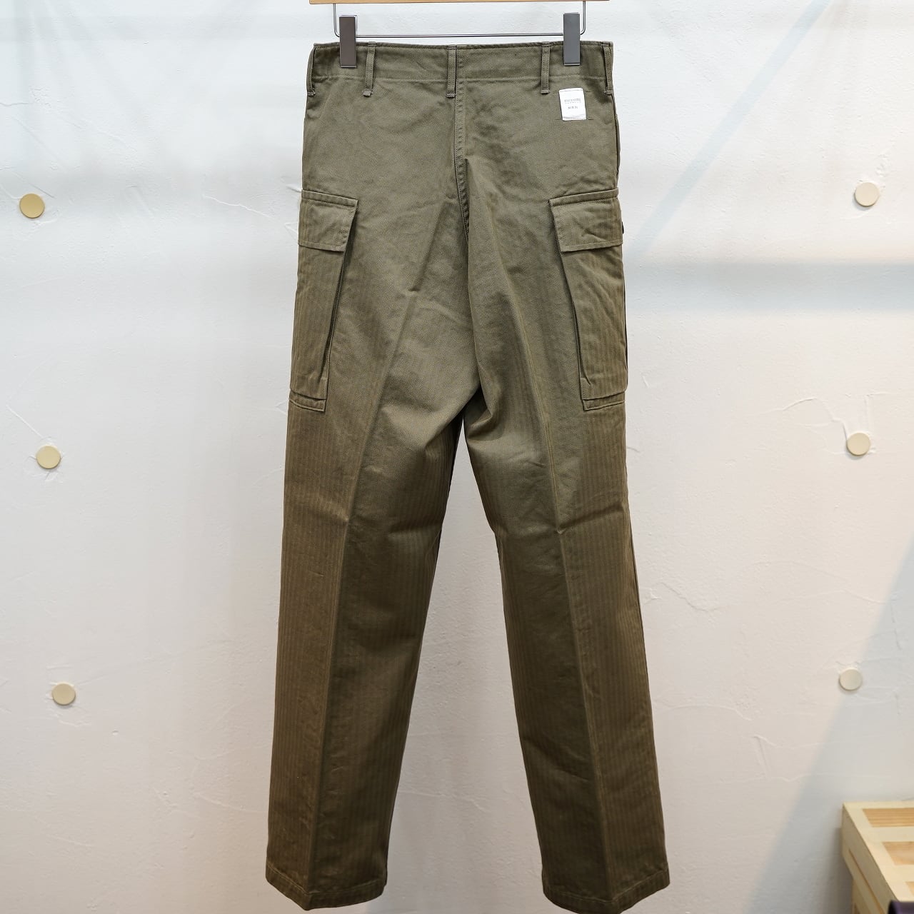 Workers（ワーカーズ） M43トラウザーズ カーキヘリンボーン | CIRCLE