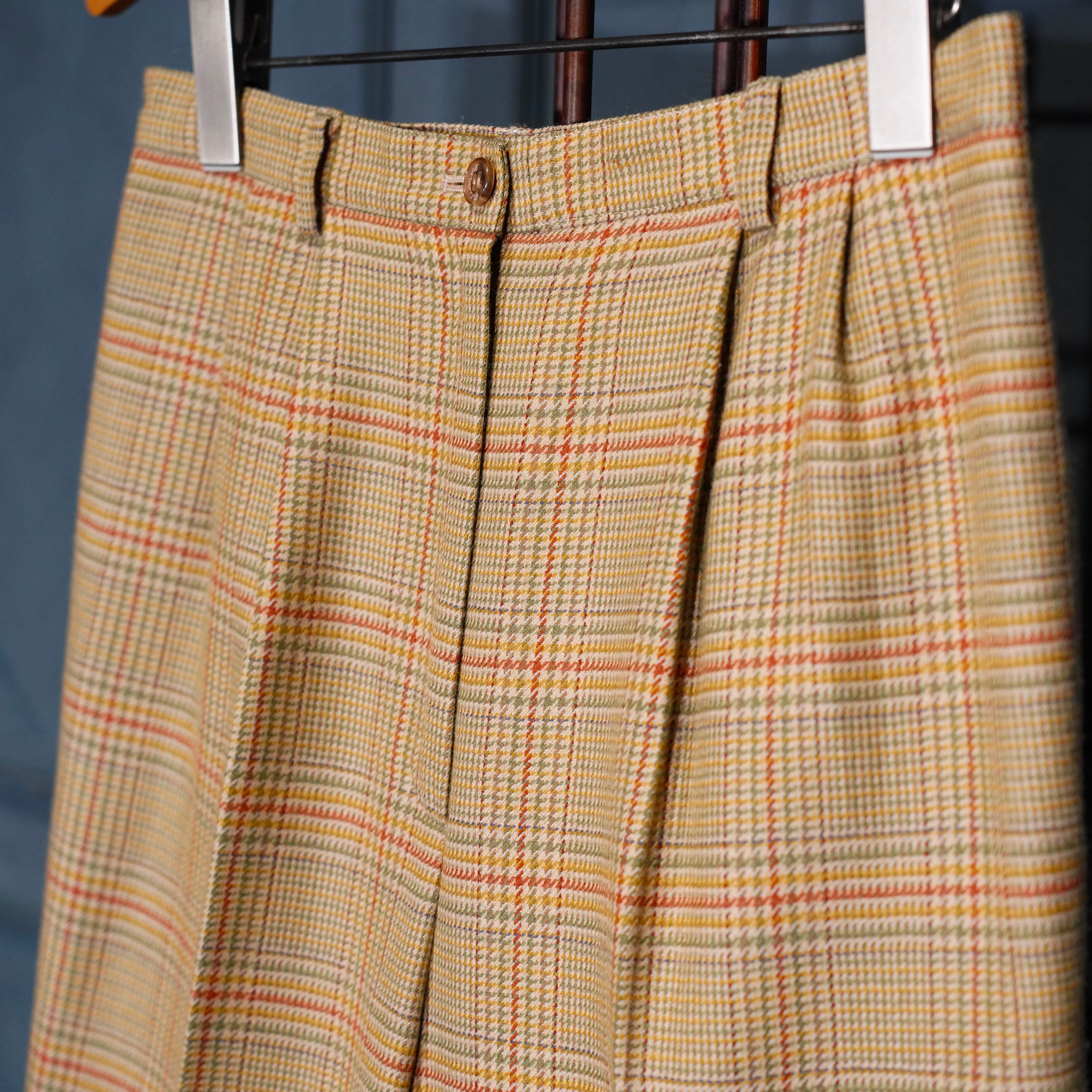 BURBERRYS CHECK PATTERNED DOUBLE JACKET PANTS SET UP SUIT