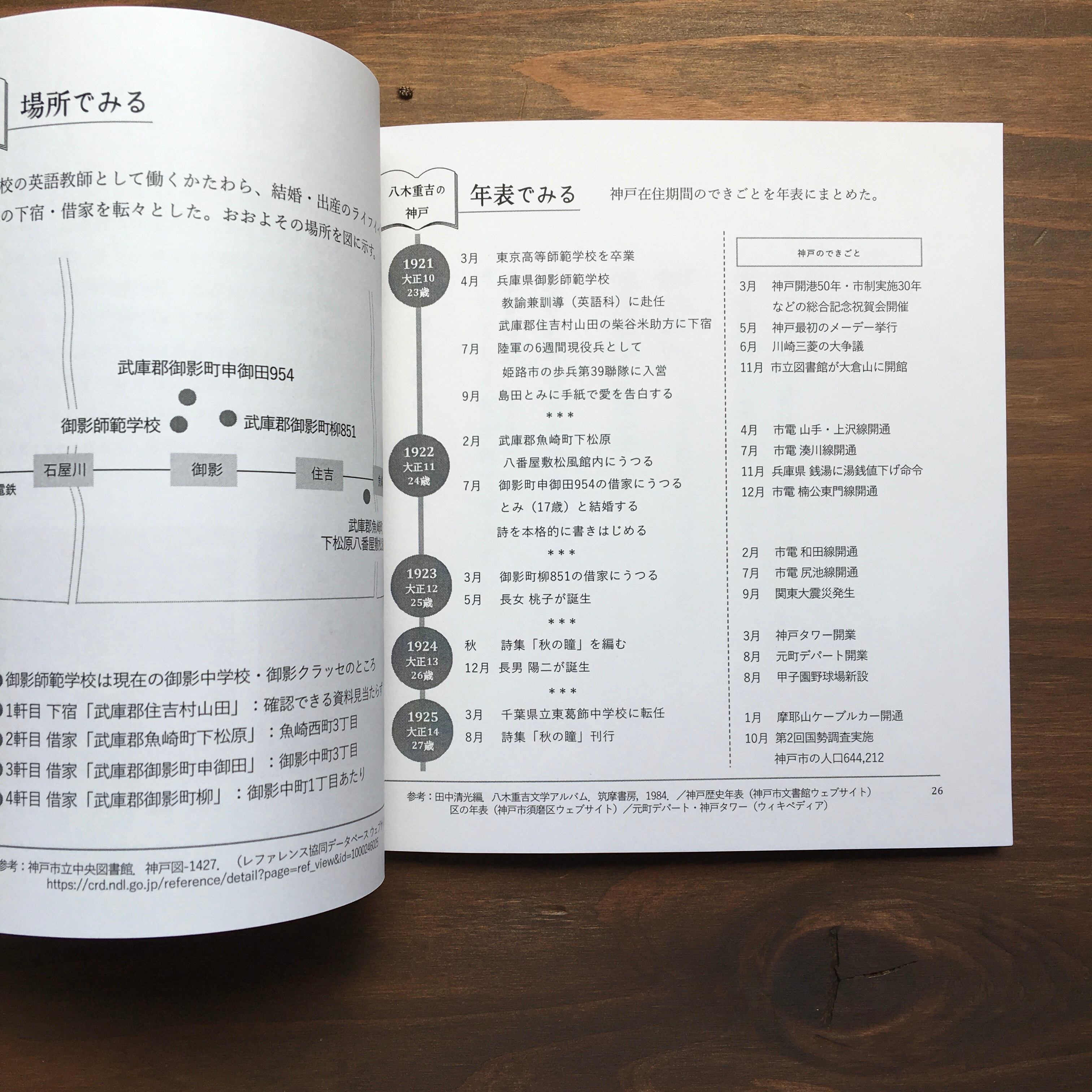 八木重吉の詩ー六甲のふもと百年の詩人／赤ちゃんと百年の詩人ー2冊セット