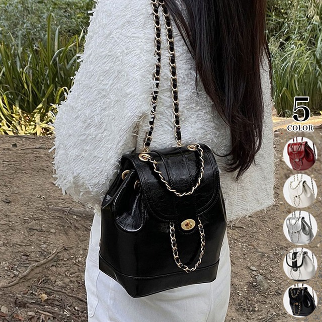 巾着 リュック レディース PUレザー 小さめ おしゃれ 大人 かわいい きれいめ ミニバッグ 通勤 通学 大人可愛い 大人女子