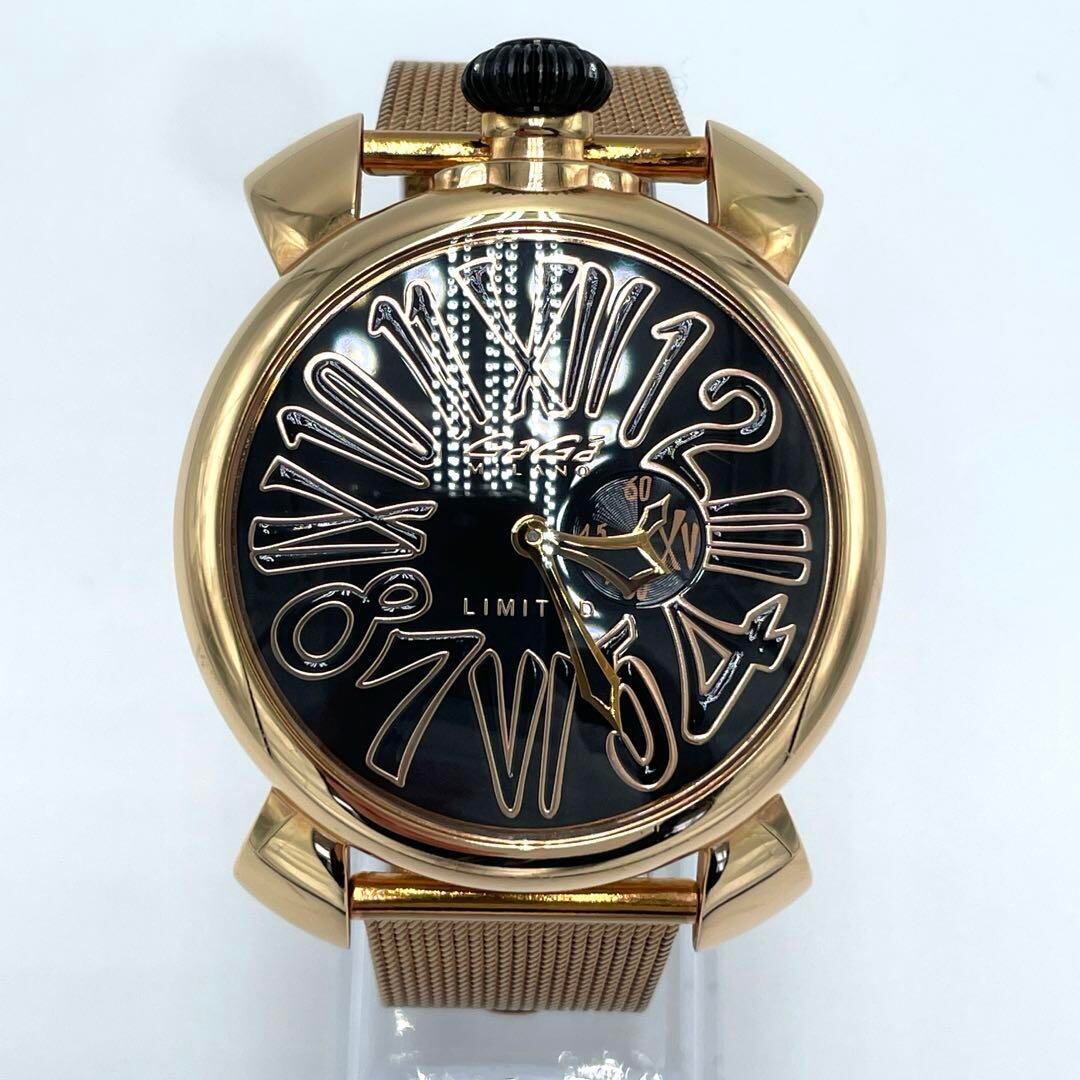 良品】GaGa MILANO ガガミラノ シンクロノ 46MM 稼働品 腕時計