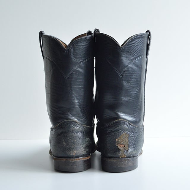 50s ペコスブーツ ヴィンテージブーツ Cat's Paw 27cm Justin ペコスブーツ cat's paw USA製 黒 | PAY ID
