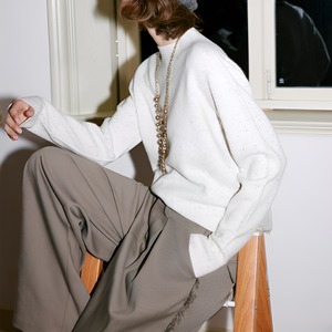 All wool thick cardigan【H00364】