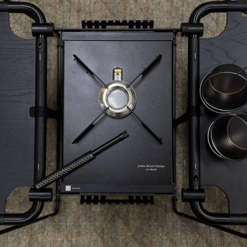 hxo design モジューラーテーブル用バーナーサポート BB Burner Support | BLACK BONE