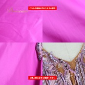 社交ダンス 衣装 gentil ジャンティ ドレス ワンピース スタンダード ピンク系 パープル系 ピンク 紫 ベージュ フロート レース デモ 競技 ダンス パーティ 発表会 フリンジ レディース 発表会衣装 ダンス衣装 おしゃれ かわいい