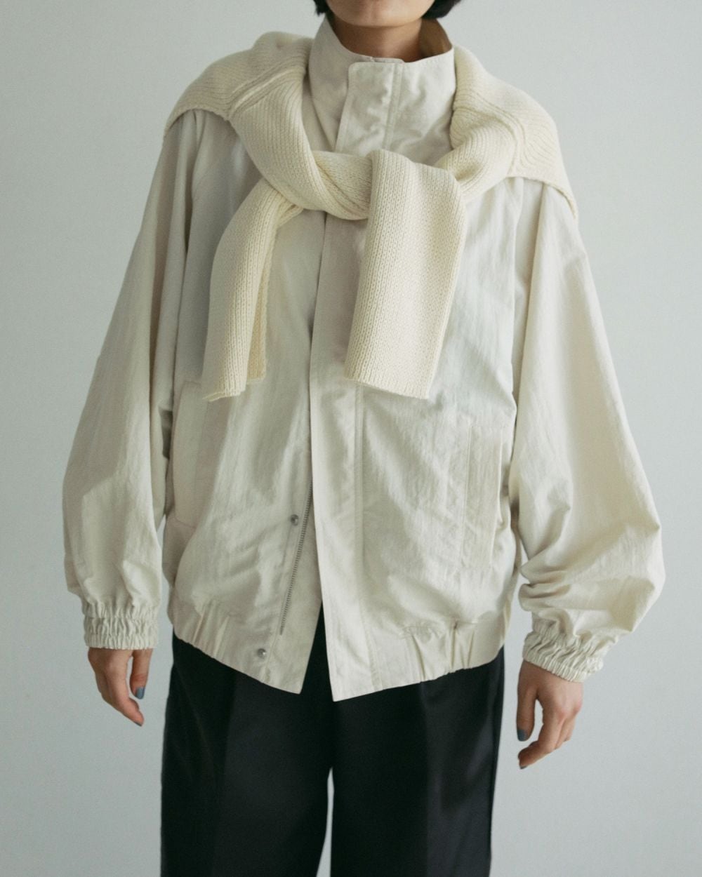 anuke(アンヌーク) Standcollar Zip Blouson | サウスオレンジ｜メンズ