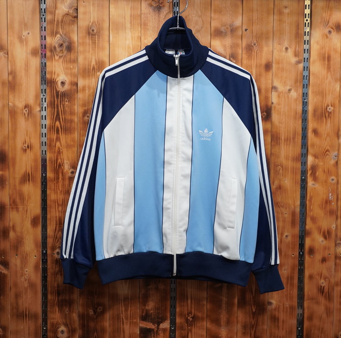 70s adidas France製 ジャージ 168 アディダス トラックジャケット アルゼンチンカラー