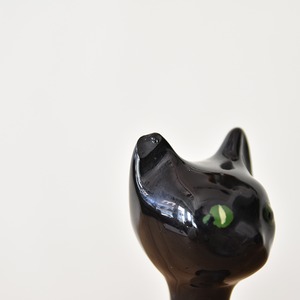 Cat Object / 黒猫の置物 / 1904-0143