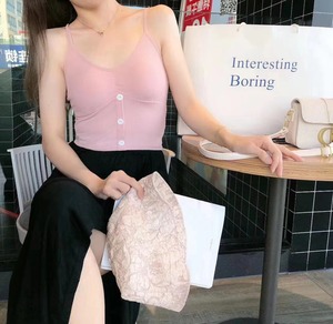 フロントボタンキャミ