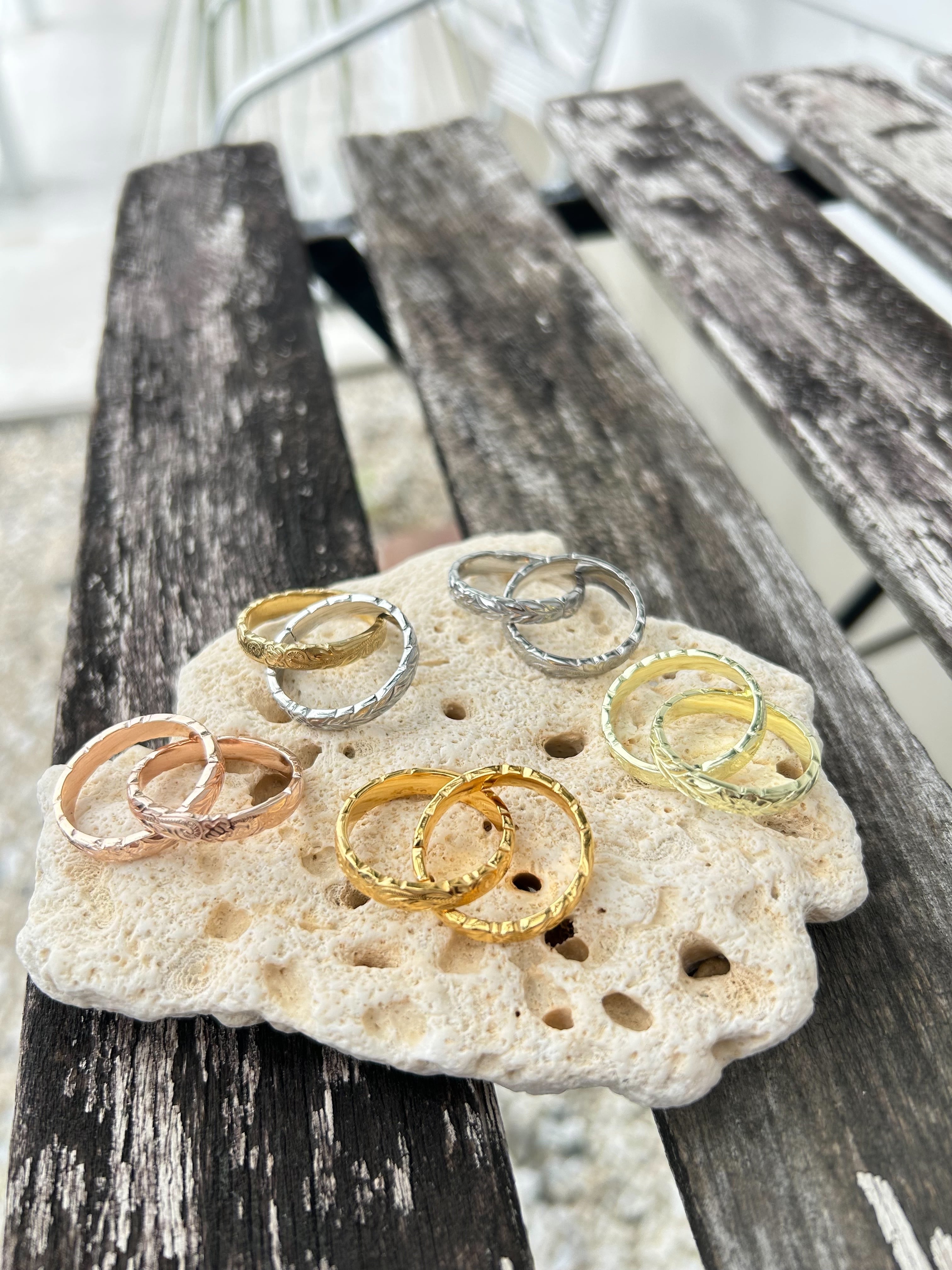 9th anniversary double ring ～silver～ ¥12,000+tax