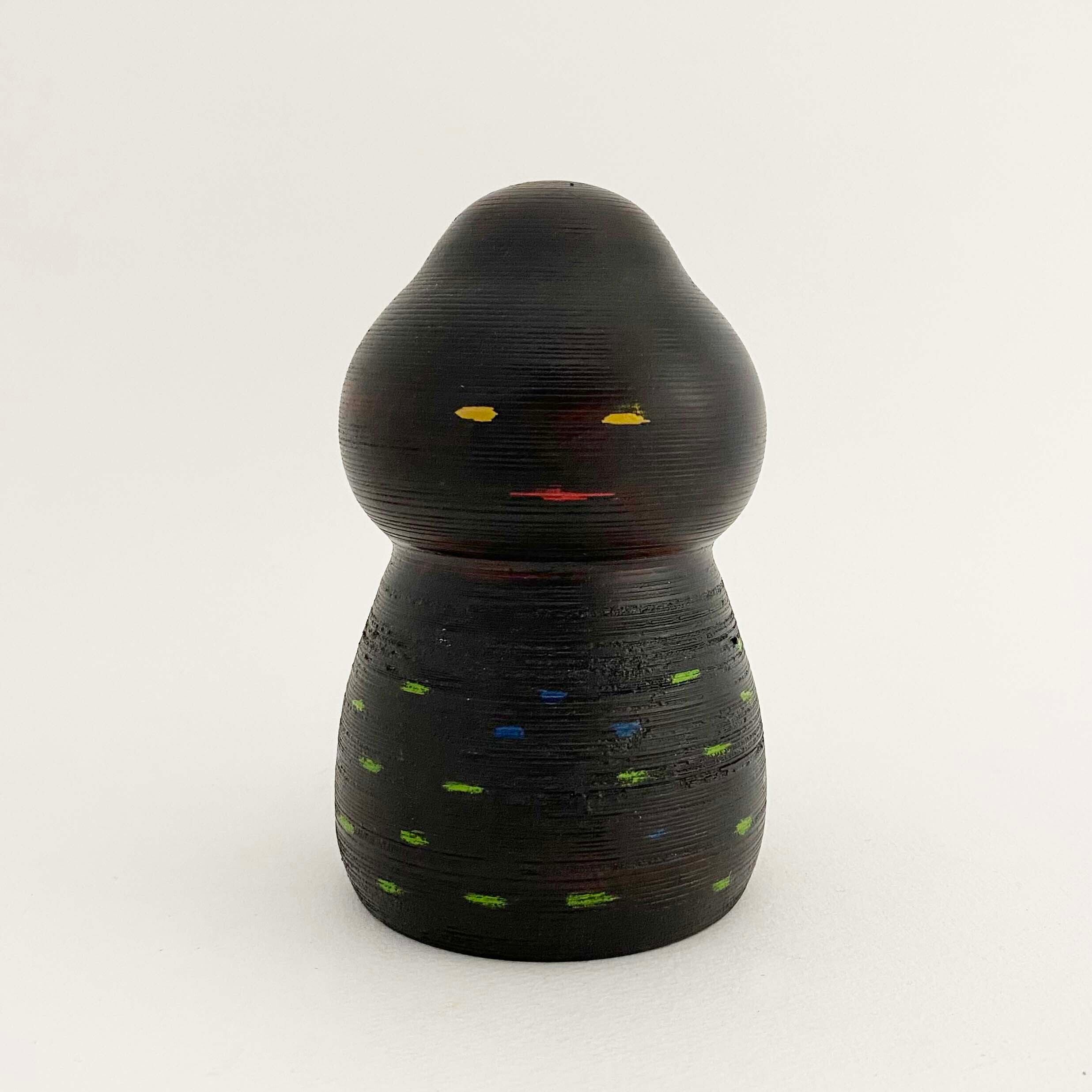 南足柄 / 森谷昭一工人 創作こけし(しずか2本セット)