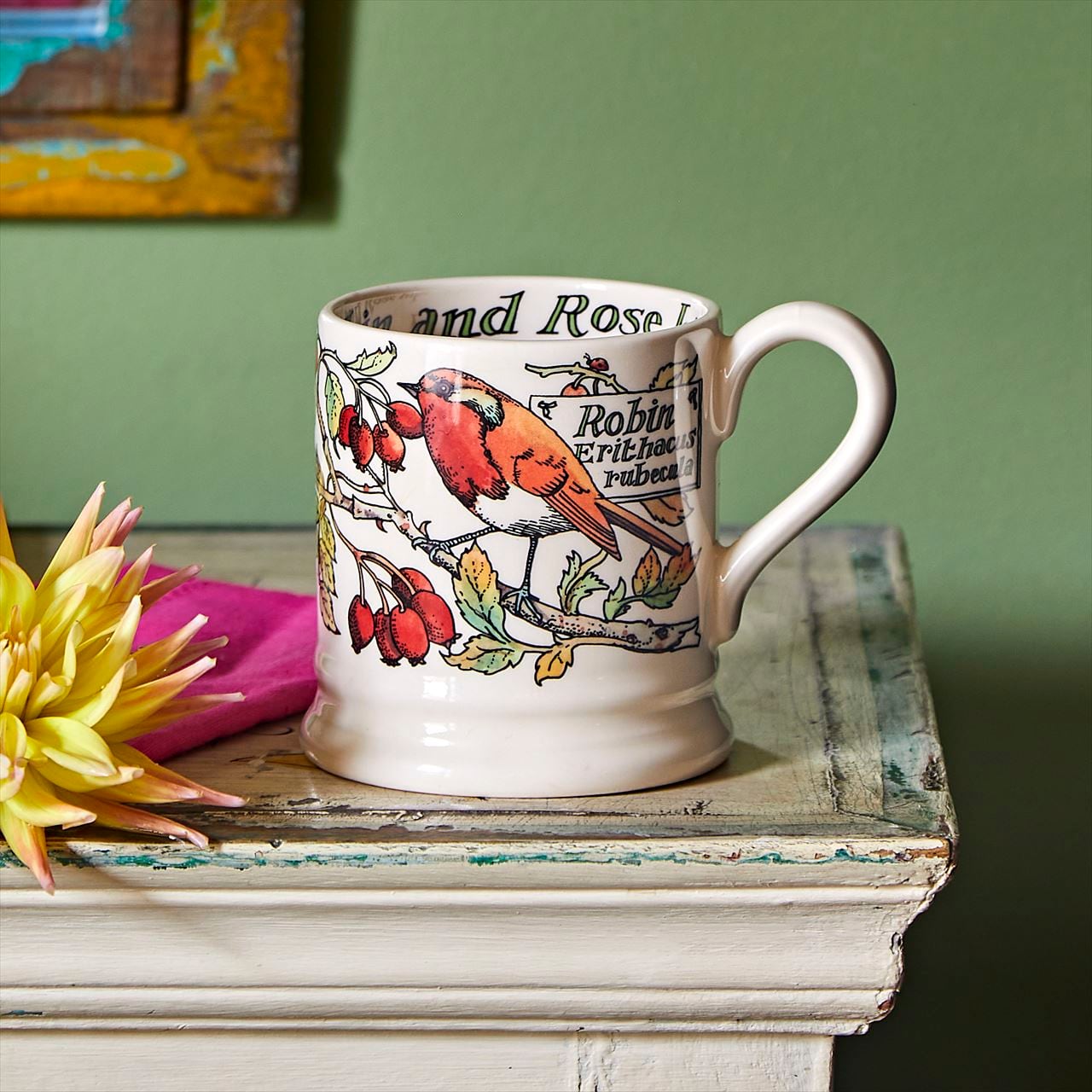 ローズヒップ＆ロビン・マグカップ | Shop UK Walker