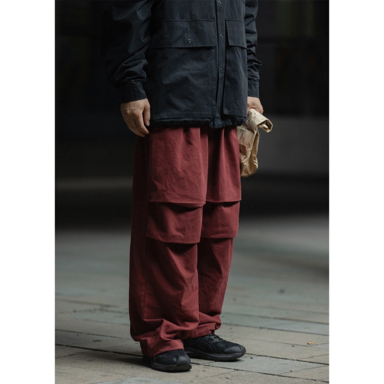 ストレートレッグ裾コードパンツ　981