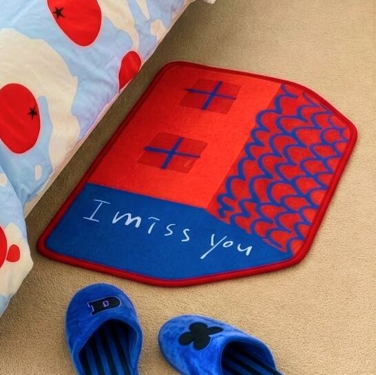 【dr】ラグマット 45x35cm I MISS HOME