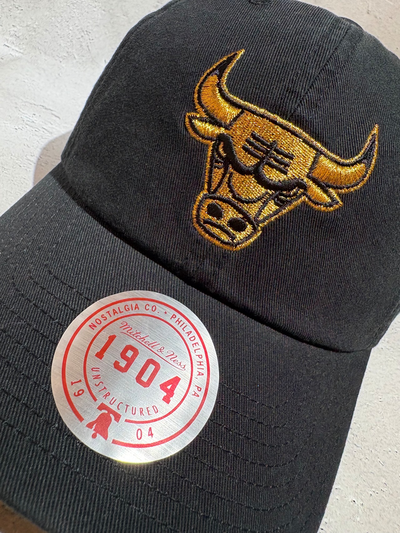 Mitchell&Ness/ミッチェルアンドネス NBA シカゴ・ブルズ キャップ ブラック