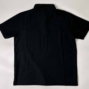 Eddie Bauer エディーバウアー スキッパー BD ボタンダウン 半袖 ポロシャツ XL/ブラック メンズ