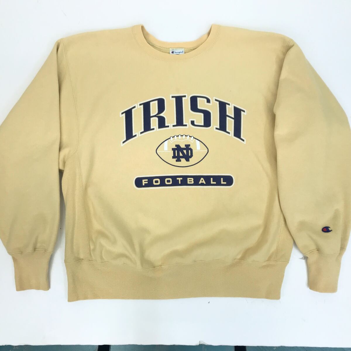 【Champion 】XL リバースウィーブNOTREDAME FOOTBALL